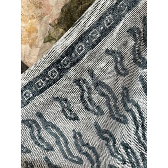 New Anthropologie Jacquard Chenille Roseto Throw Blanket Size 50" X60" - Picture 8 of 8